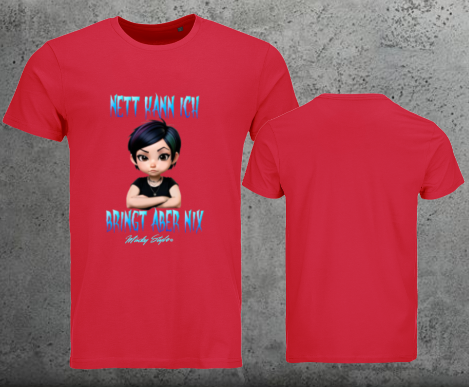 Nett kann ich Men Shirt Frontprint