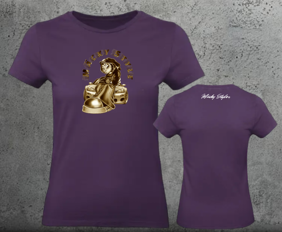 Racing Woman Shirt Frontprint