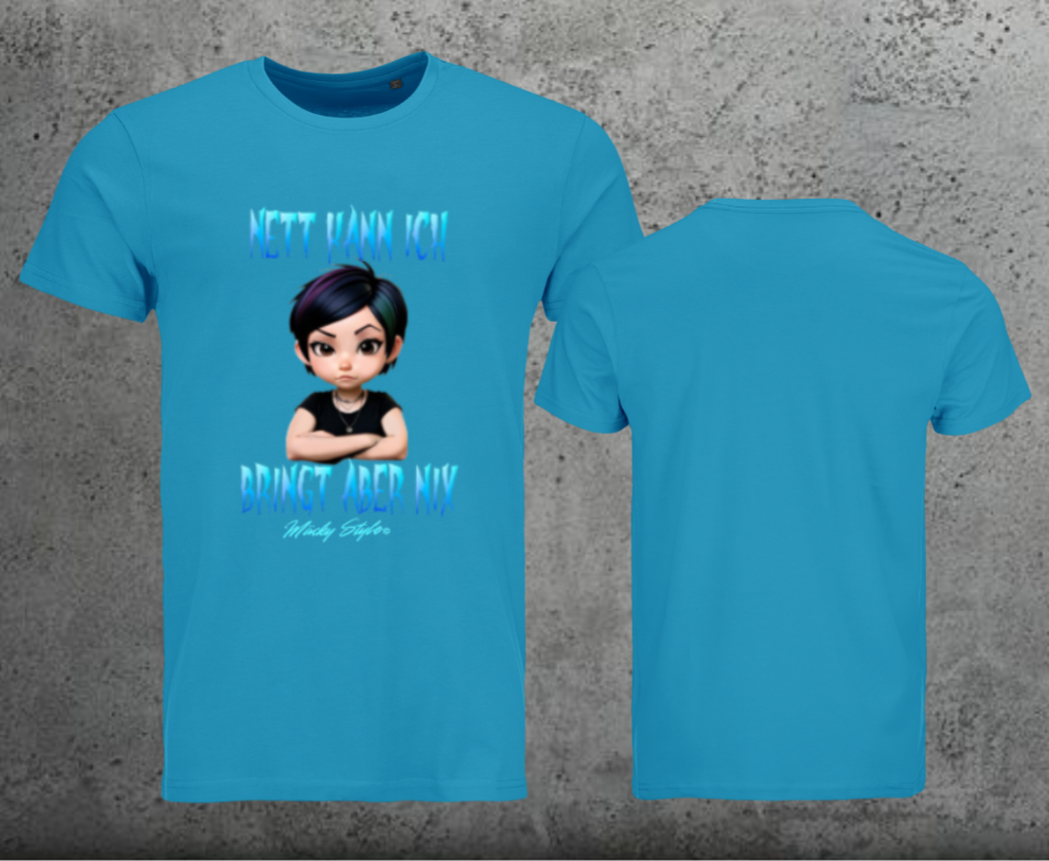 Nett kann ich Men Shirt Frontprint