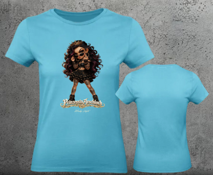 Prinzessin Arschloch  Woman Shirt Frontprint