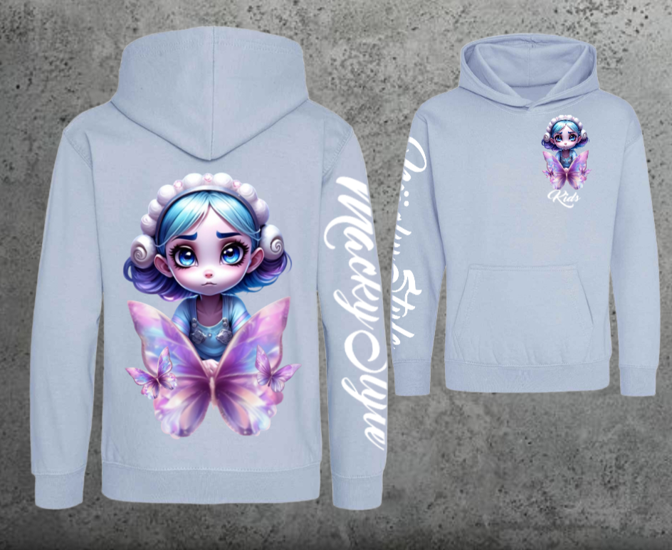 Butterfly-Fee Kids Hoodie Unisex