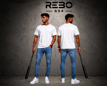 REBO 634  Oversize Shirt Backprint
