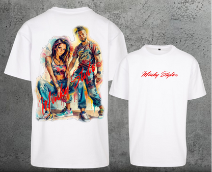 The Makers Colorful Oversize Shirt Backprint