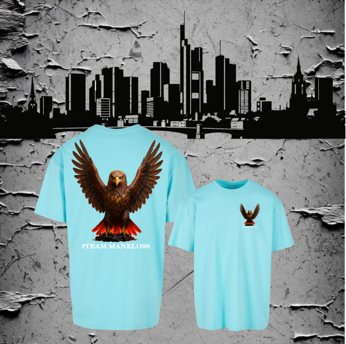 Manelo98 Oversize Shirt Backprint