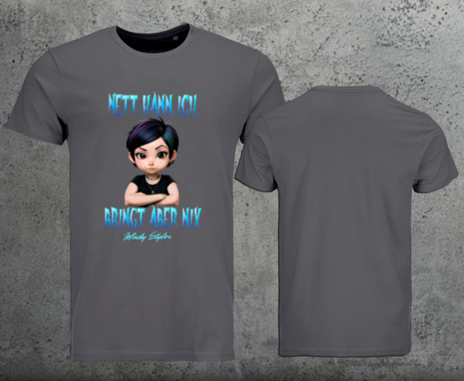Nett kann ich Men Shirt Frontprint