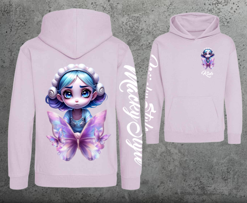 Butterfly-Fee Kids Hoodie Unisex
