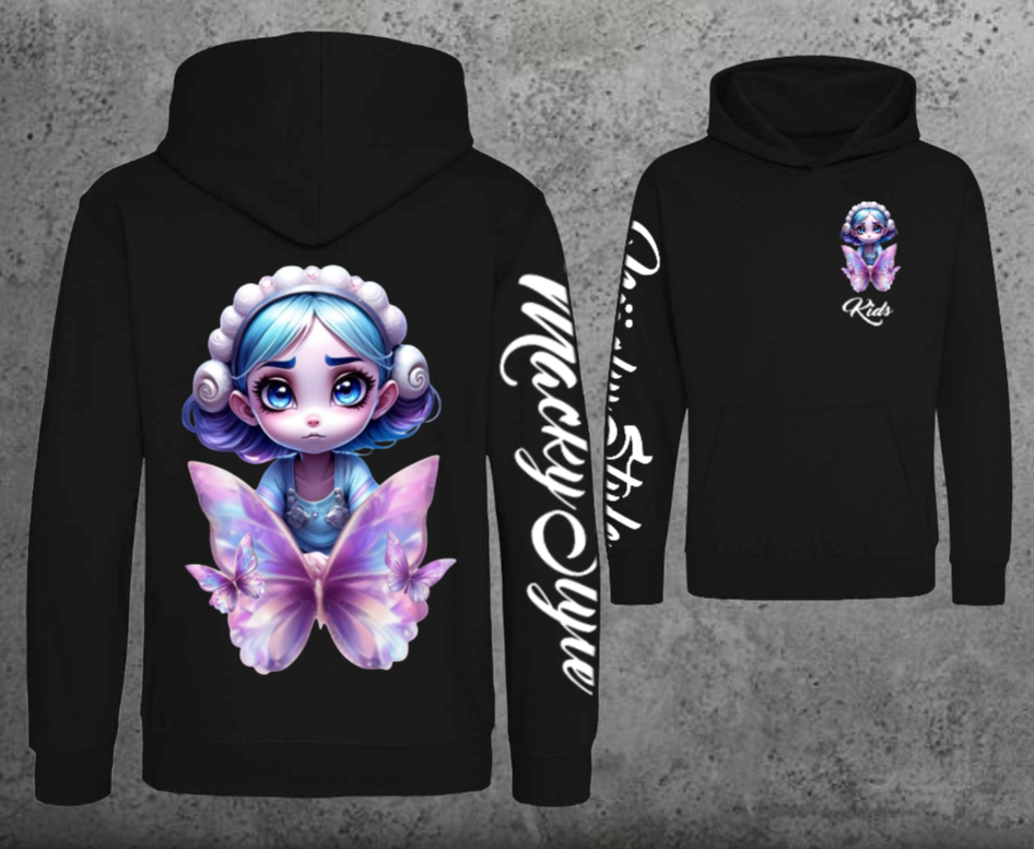 Butterfly-Fee Kids Hoodie Unisex