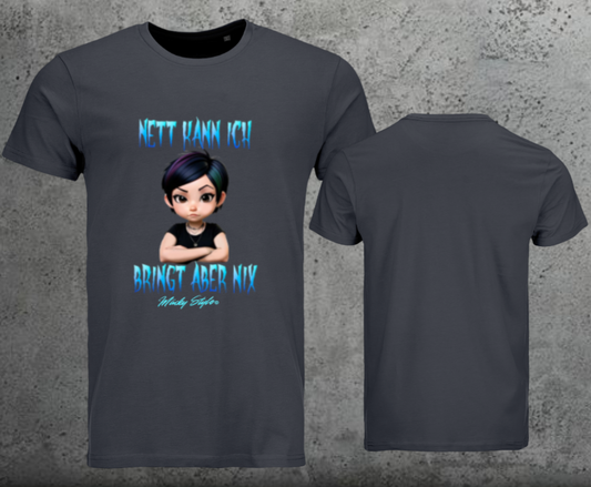 Nett kann ich Men Shirt Frontprint