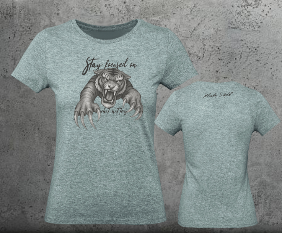 Tiger Woman Shirt Frontprint