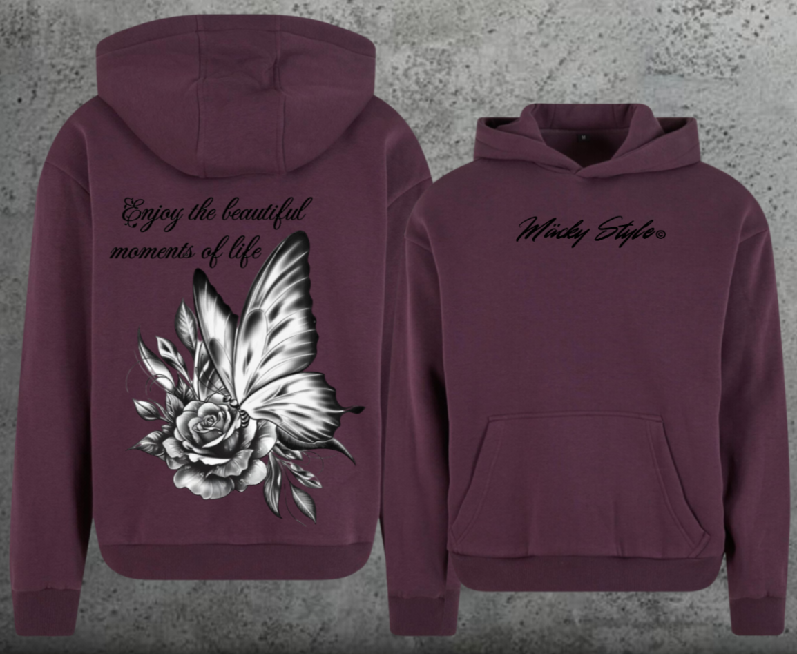 Butterfly Hoodie Soft Backprint