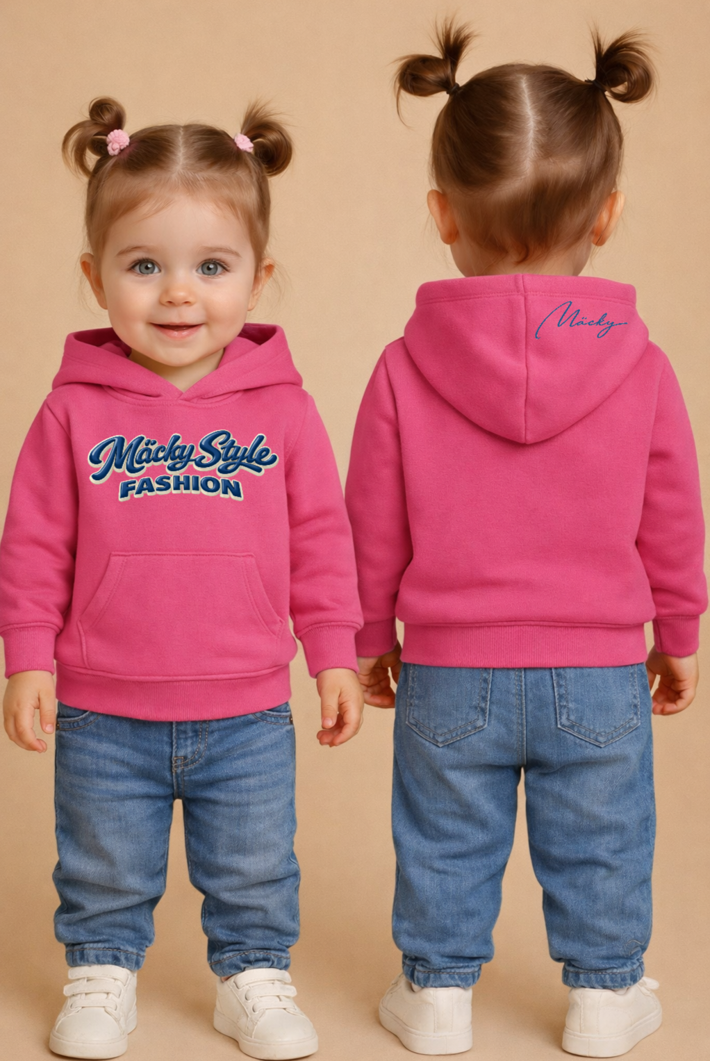 Felpa con cappuccio unisex MUSTER per bambini 