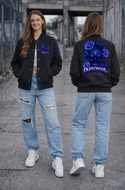 T.O.S. Lilac Totenkopf Premium Collegejacke Unisex