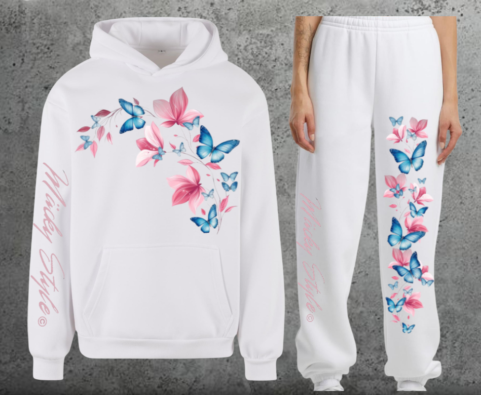 Flower Mix Woman Jogger Frontprint