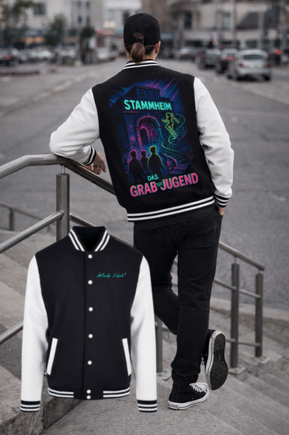 Stammheim Grab der Jugend College Jacke Back/Frontprint Unisex