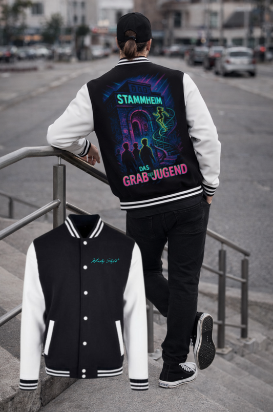 SAMPLE College Jacket Back/Front Print 