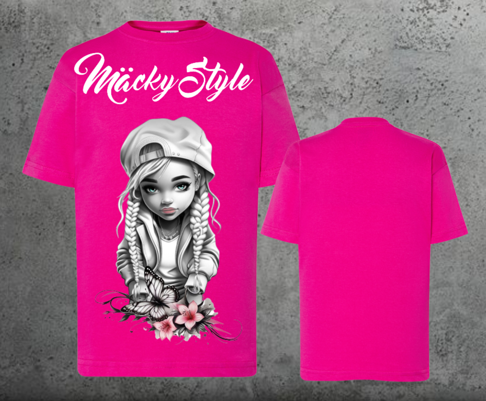 Flower Big Girl Kids Shirt Unisex