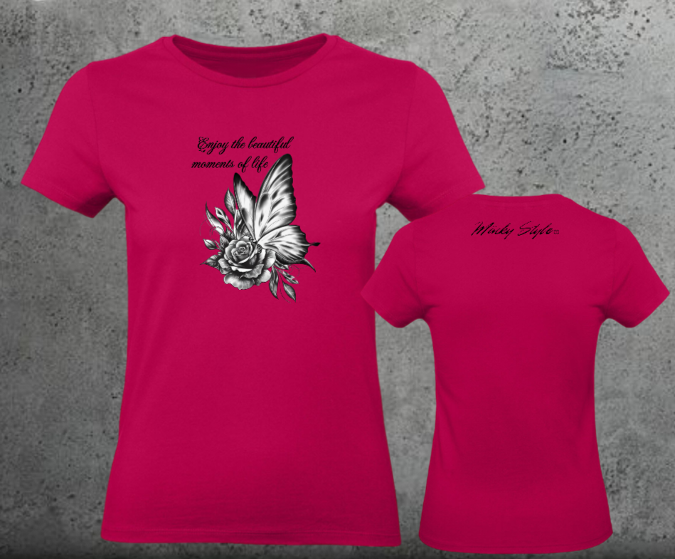Butterfly Woman Shirt Front