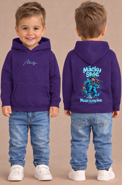 Felpa con cappuccio unisex MUSTER per bambini 