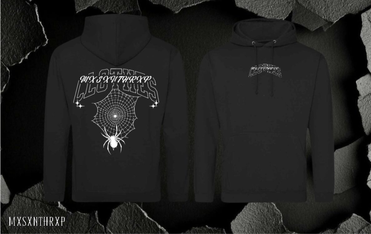 Clothes Spider Hoodie Unisex Backprint