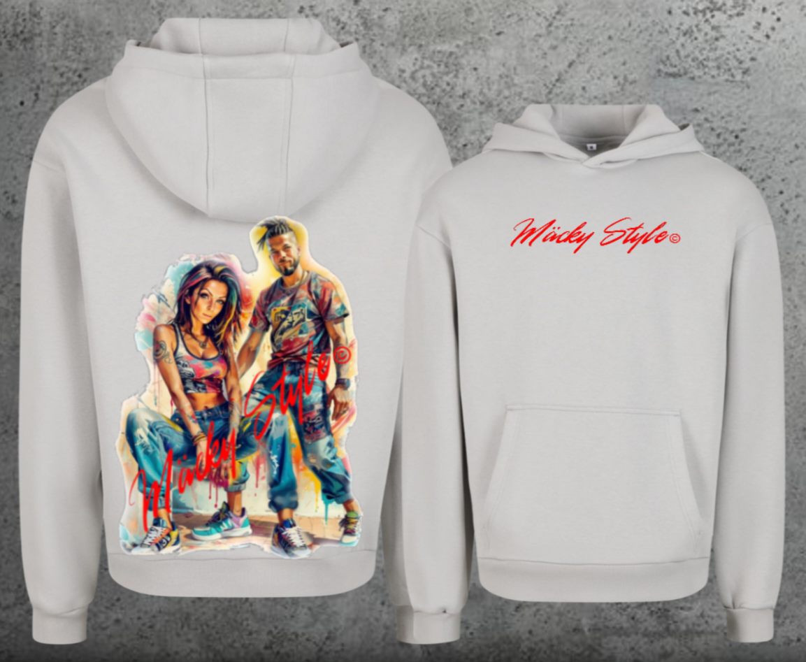 Die Macher Bunt Hoodie Soft Backprint
