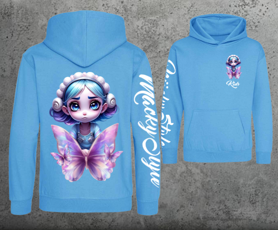 Butterfly-Fee Kids Hoodie Unisex