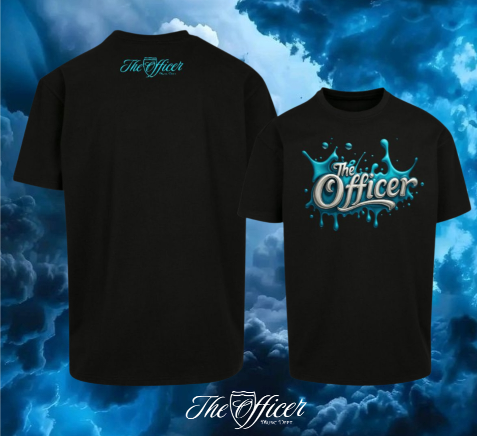 The Officer Splash Oversize Shirt Frontprint