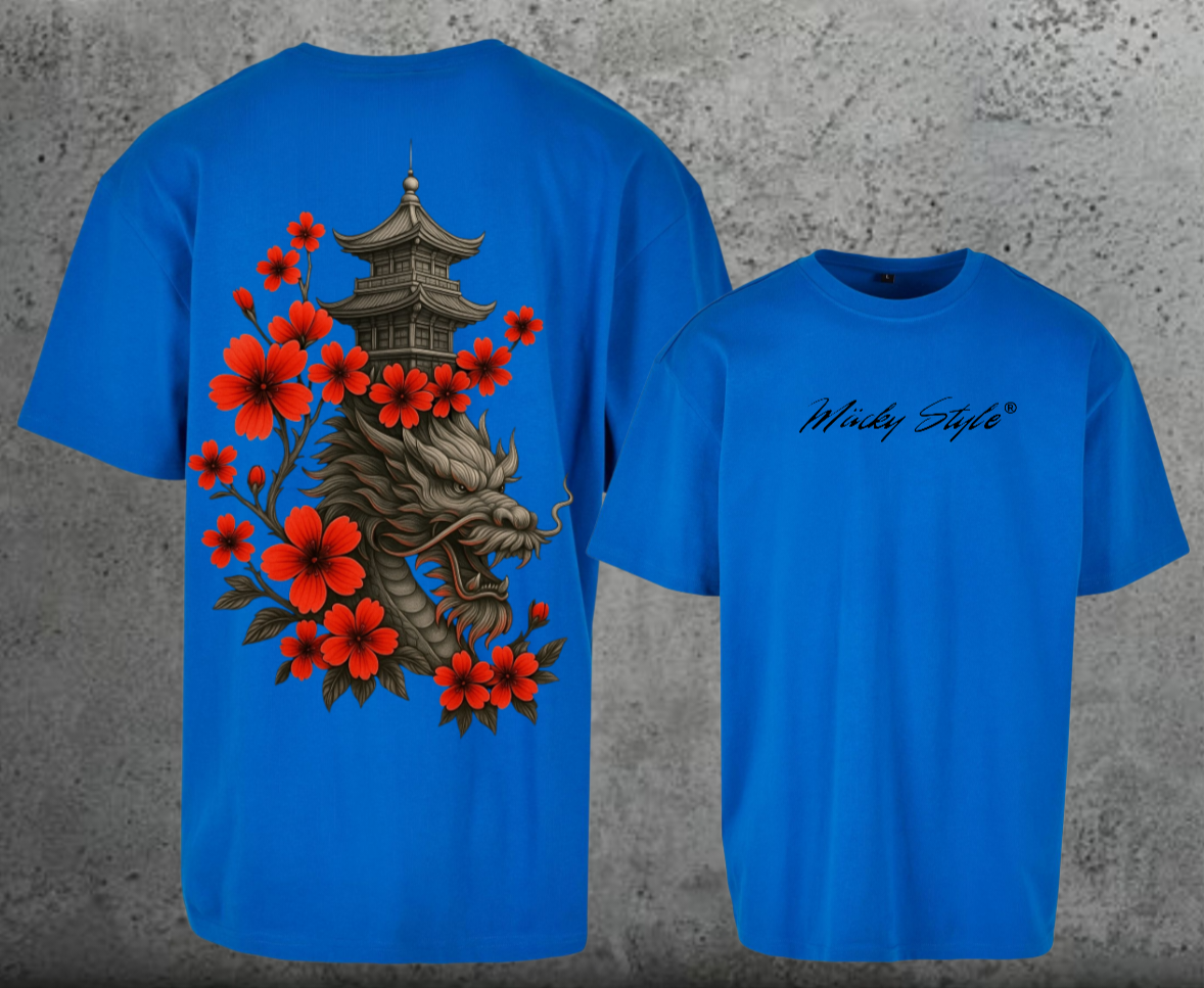 Drachen Oversize Shirt Backprint