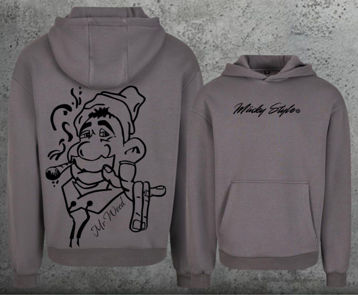Mr. Weed Hoodie Soft Backprint