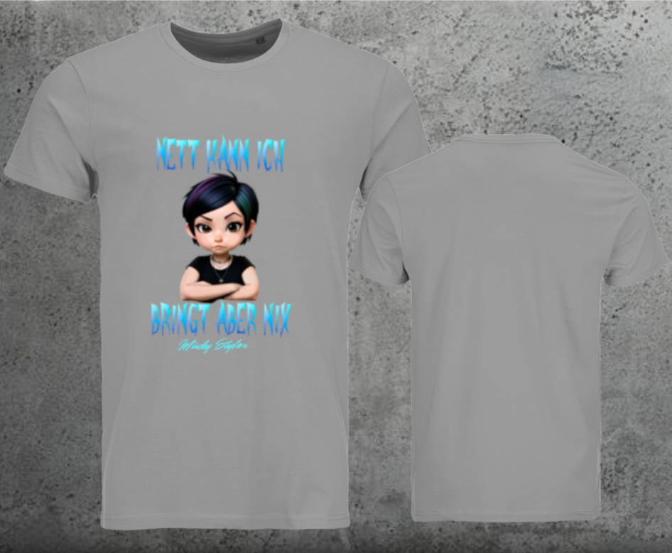 Nett kann ich Men Shirt Frontprint