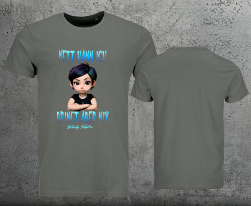 Nett kann ich Men Shirt Frontprint