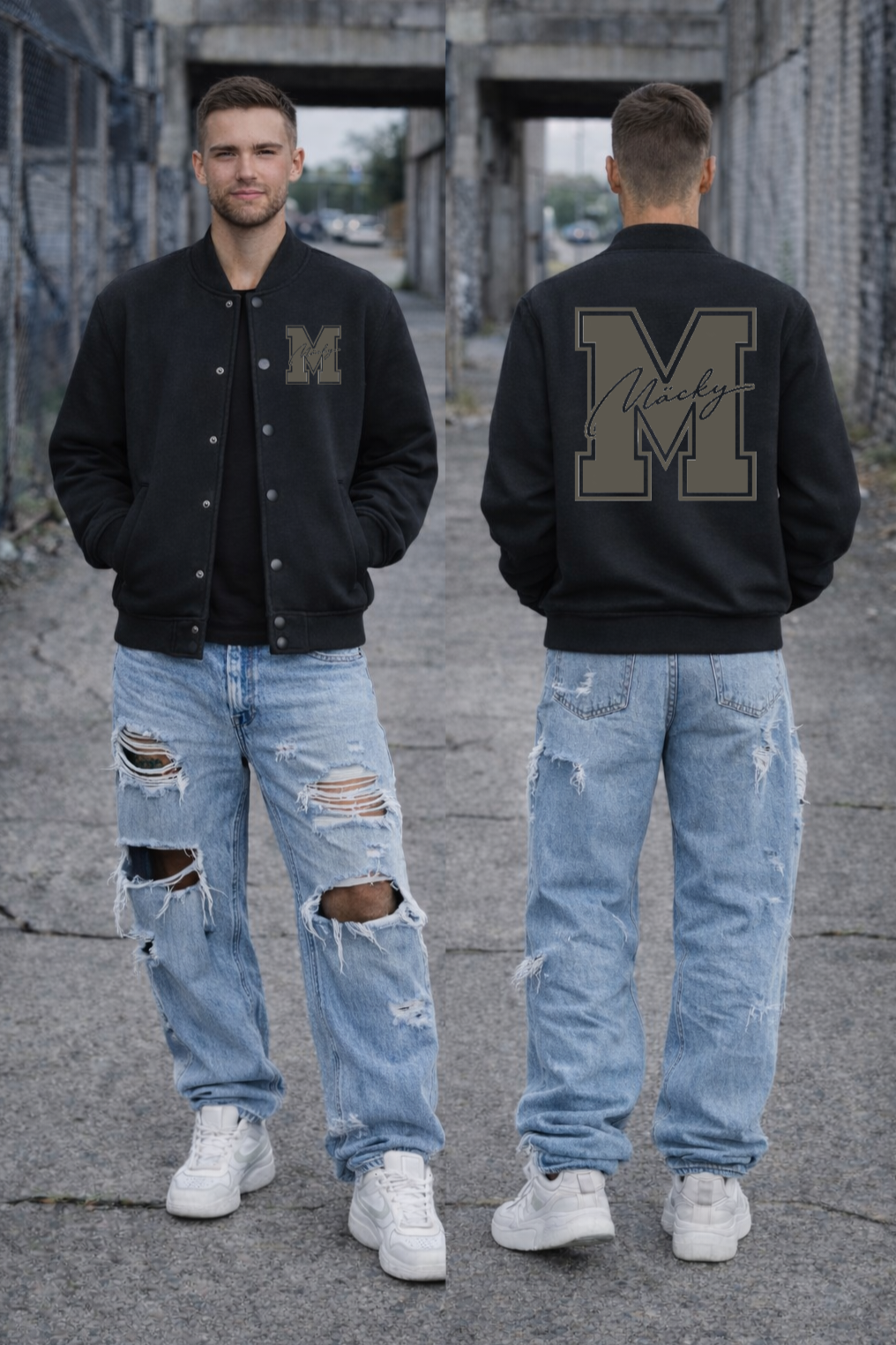 BIG M Premium Collegejacke Unisex