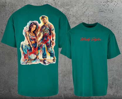 The Makers Colorful Oversize Shirt Backprint