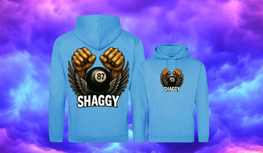 Shaggy87 Merch Hoodie Unisex Backprint
